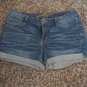 Medium Wash Denim Shorts